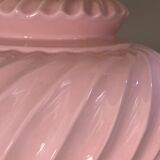 Vintage pink ceramic lamp