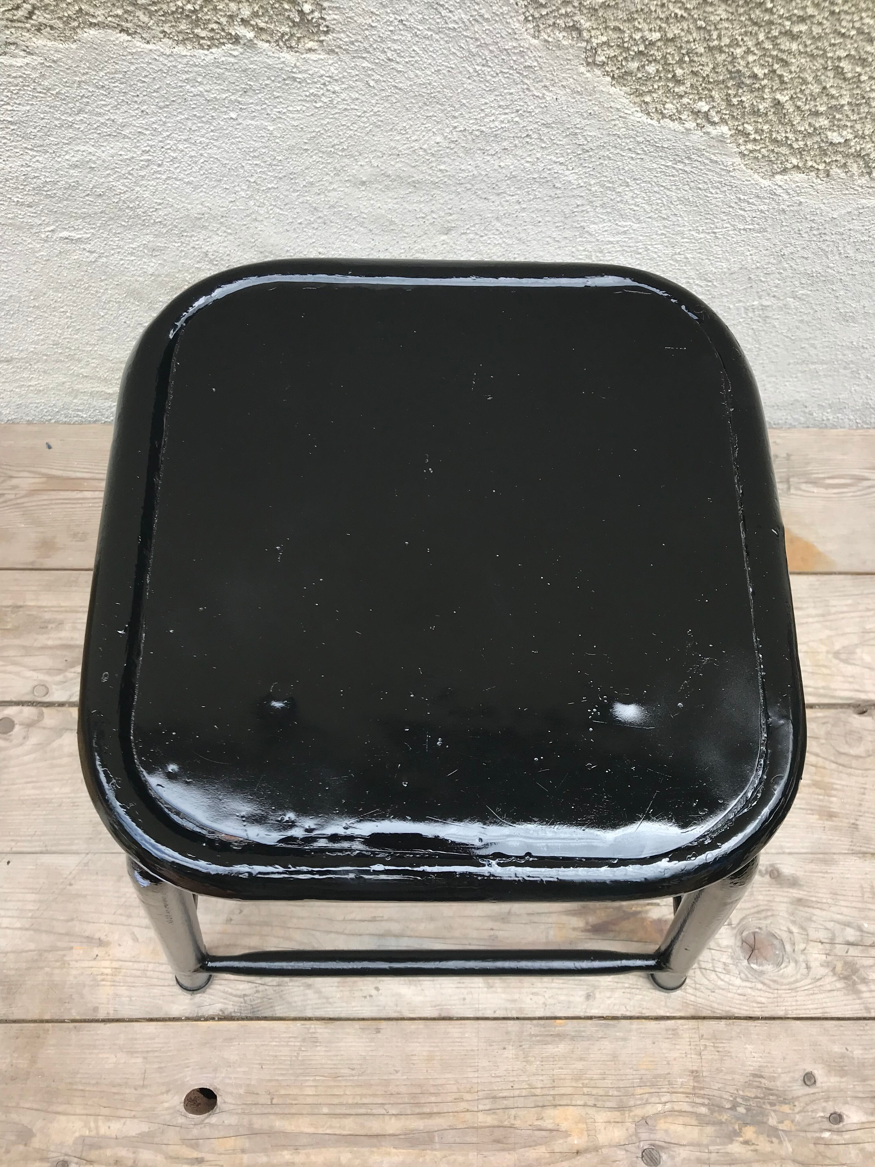 Metal workshop stool 70's