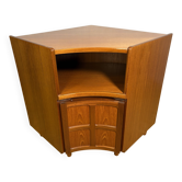 Cabinet d'angle en teck Nathan, vers les années 1960-1970