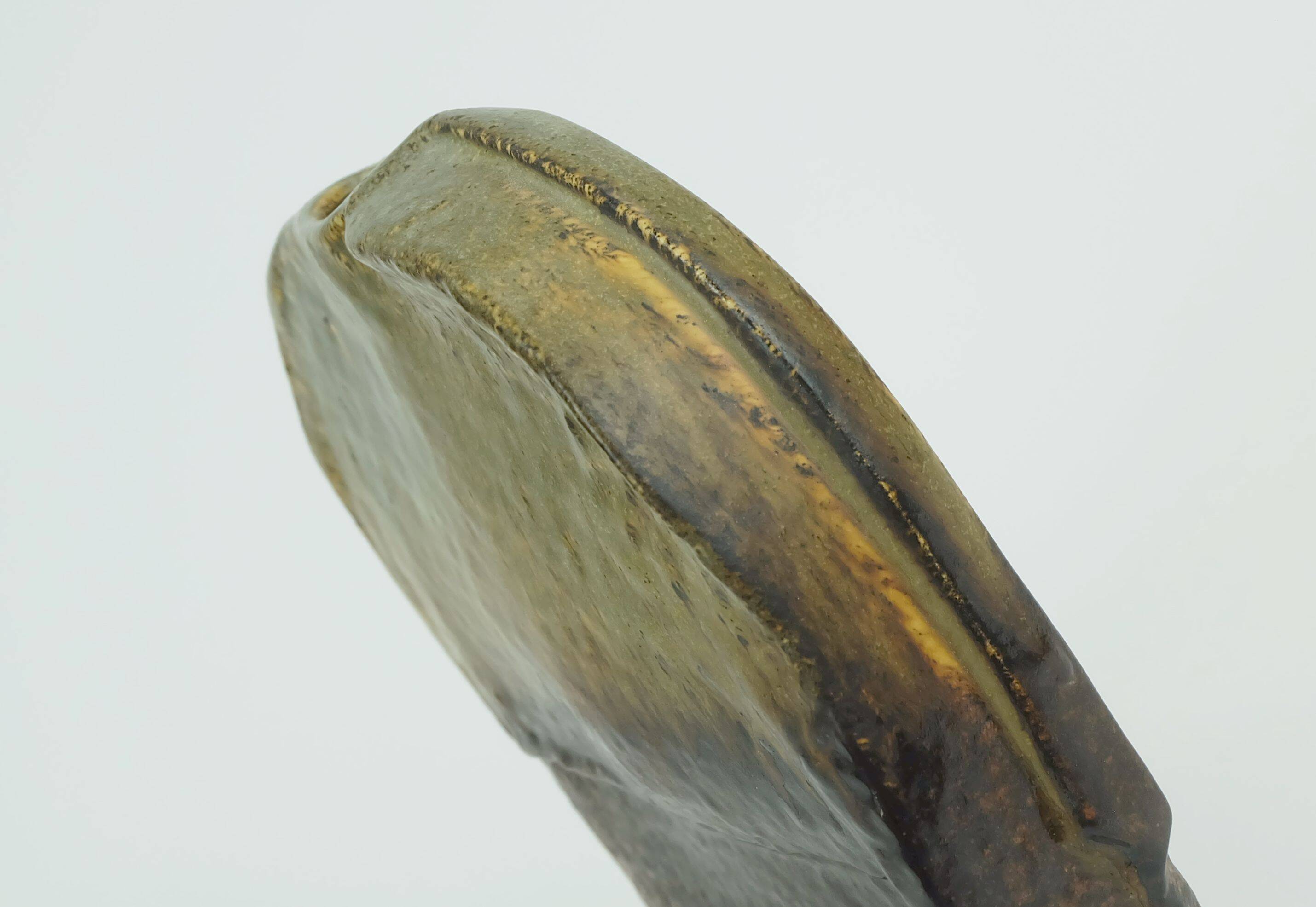 sculptural mid century studio ceramic VASE heiner balzar for steuler 1970s