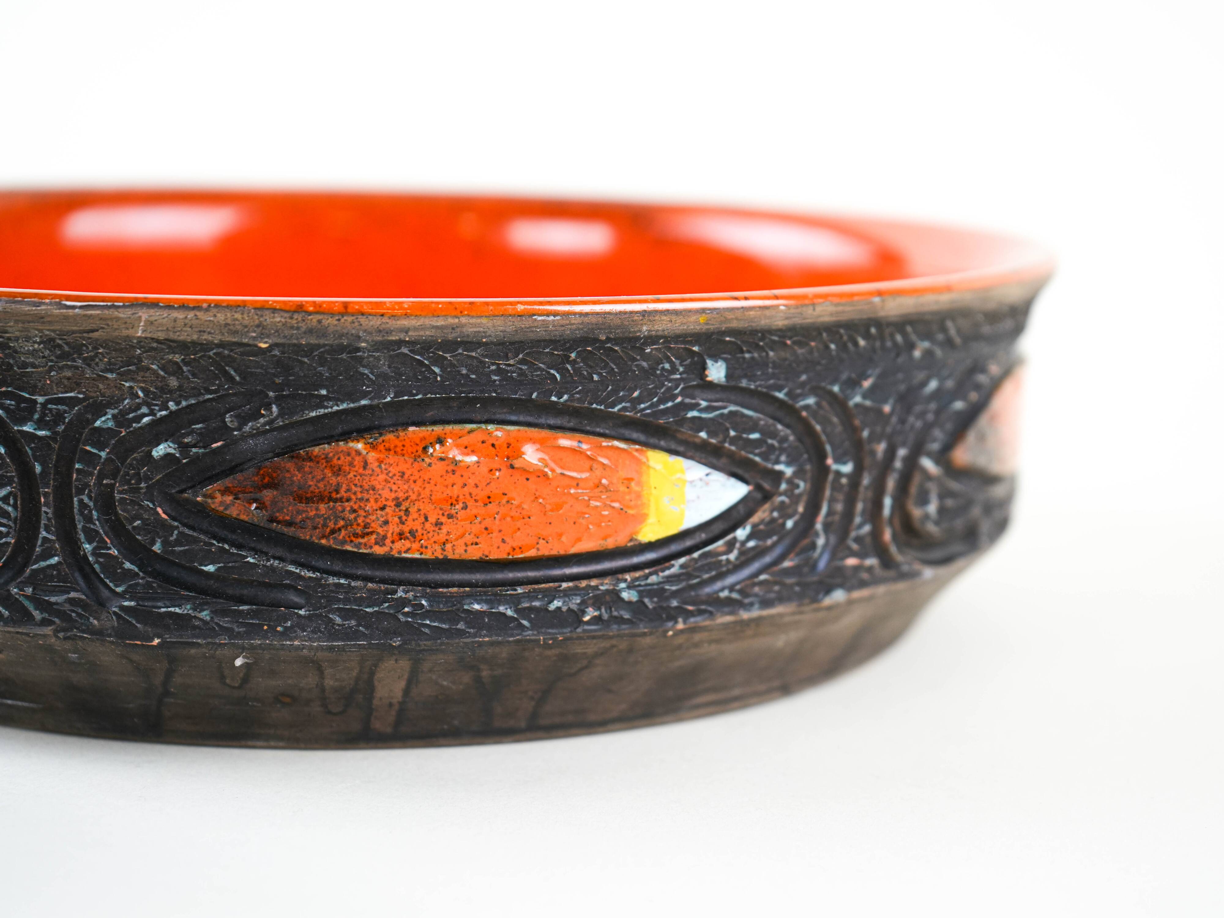 Ceramic bowl, Swedish design, 1970s, made in Sweden