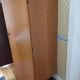Vintage wardrobe veneer blond oak varnished