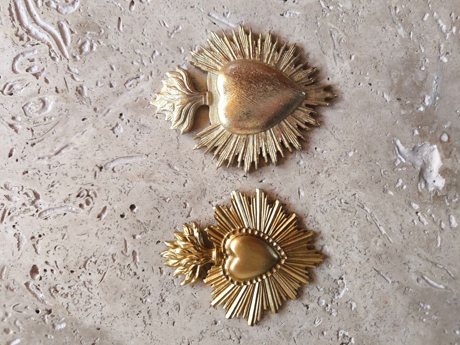 Set of two wall ex-votos.