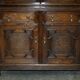 Jacobean Revival library in carved oak