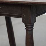 Grande table d'appoint / tabouret anglais antique
