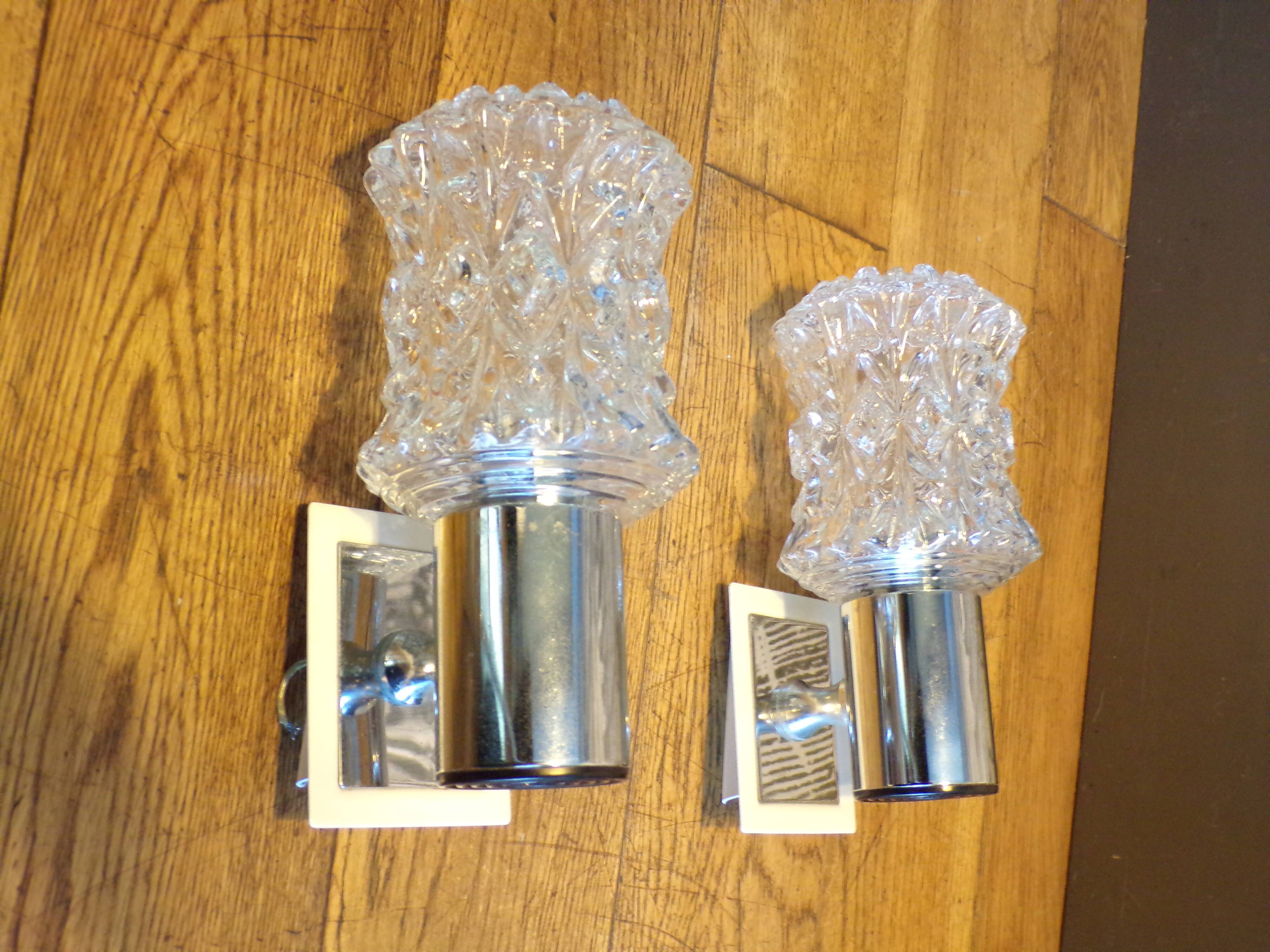 Pair of Targetti Sankey wall lights 1970