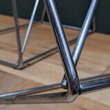 Pair of chrome trestles
