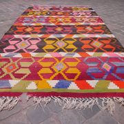 Old Oriental carpet kilim Anatolia 300 x 155 cm