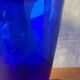 Large blue Murano glass vase 1960s