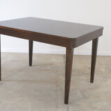 Fully renovated walnut folding dining table by Setona, 1950s