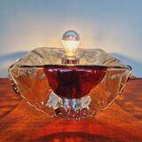 Mazzega Murano glass ceiling light, Italian design, 1960s