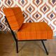 Vintage orange armchair