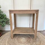 Side table, console in solid oak