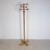 Vintage Postmodern Solid Beechwood Coat Stand – 1970s / 1980s