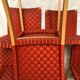 Peter Maly's 737 red chairs for vintage Thonet