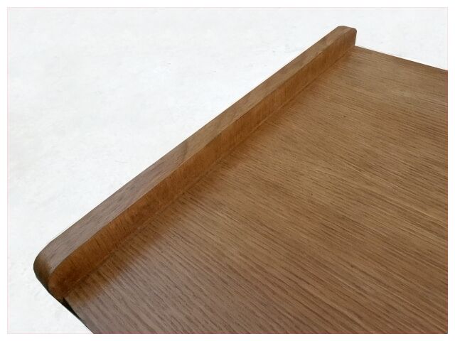 Renovated vintage chest of drawers 1960s golden oak compass feet