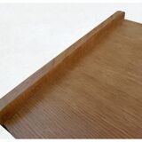 Renovated vintage chest of drawers 1960s golden oak compass feet