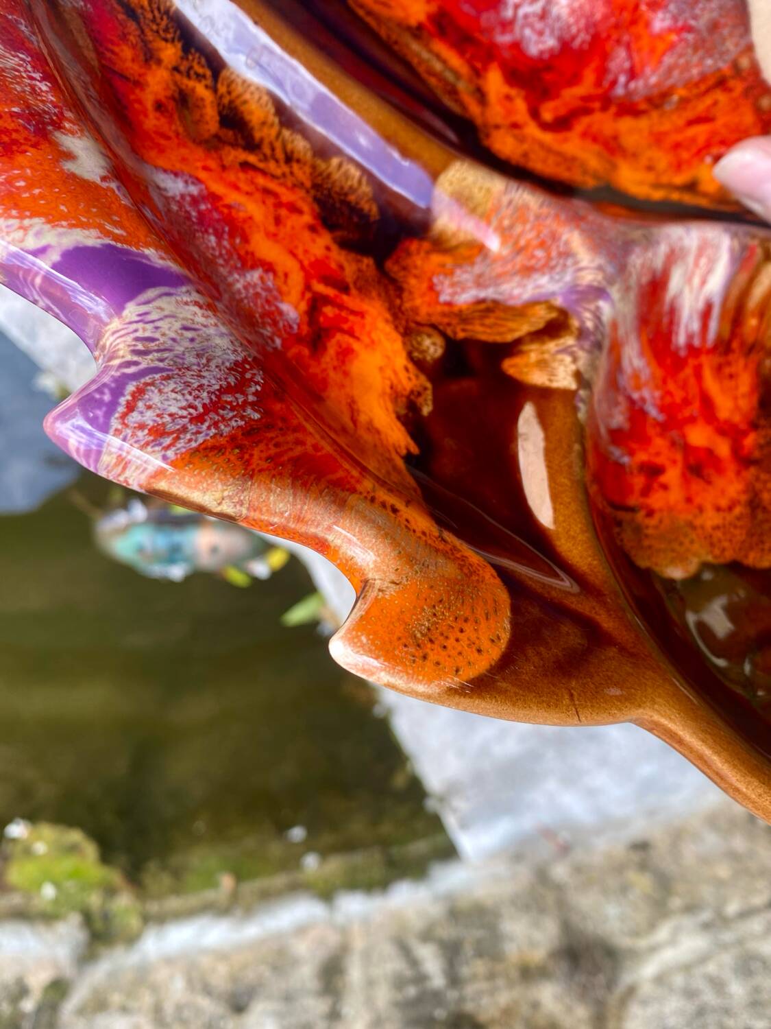 Vallauris type ceramic fish