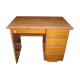 Bureau en chêne à 5 tiroirs années 70