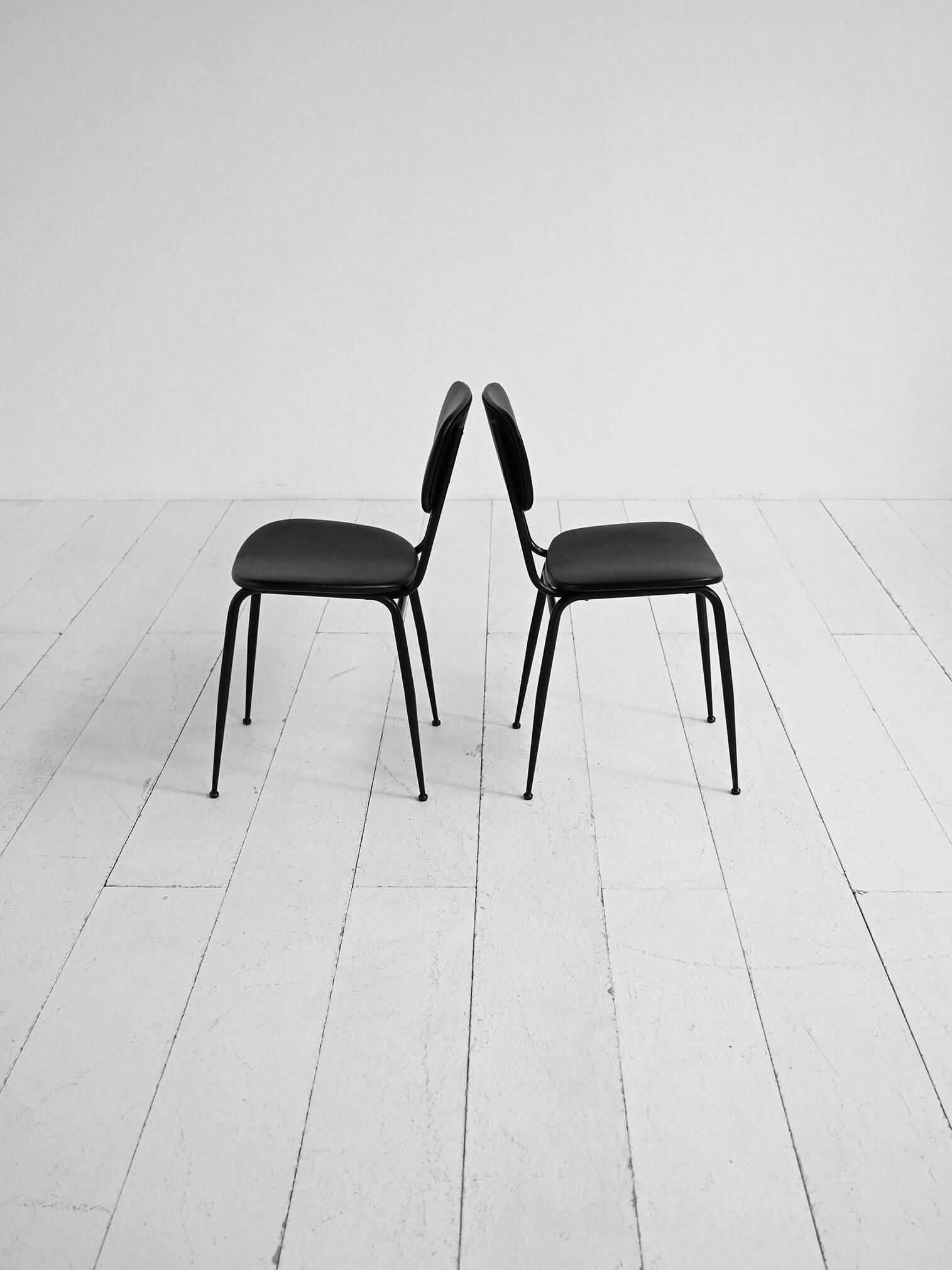 Set of 6 Olivetti Italian vintage chairs 1960s