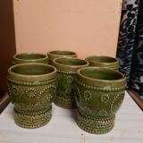 6 ceramic cups