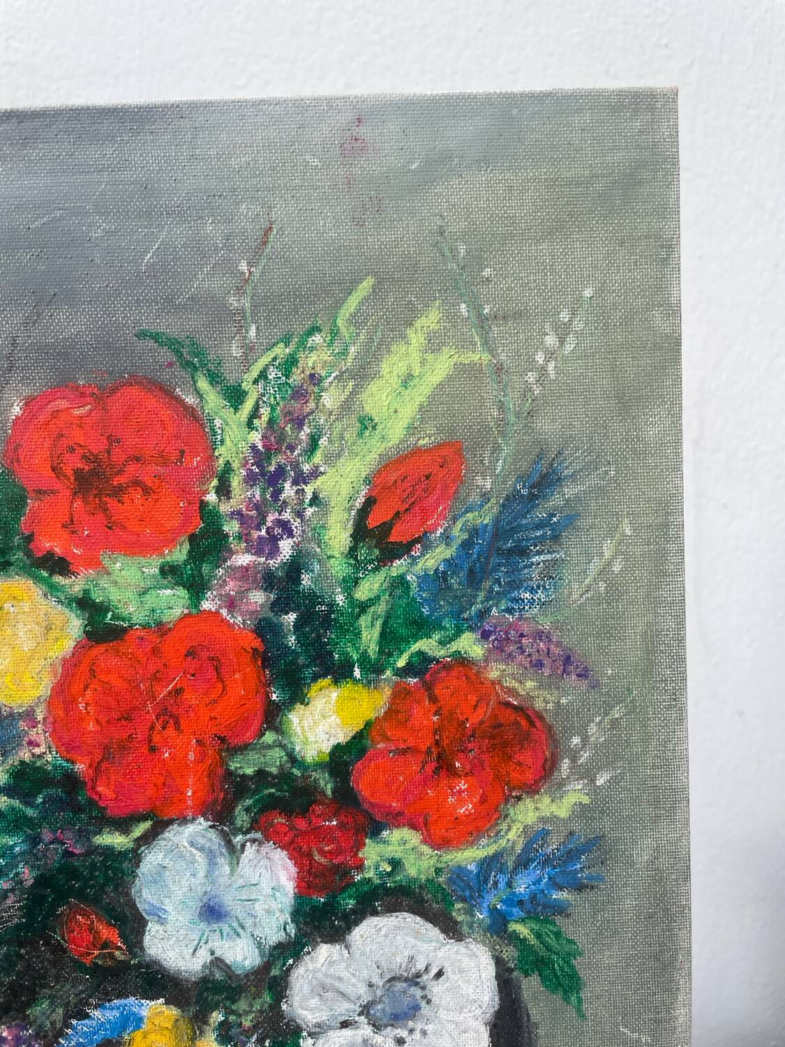 Flower bouquet painting