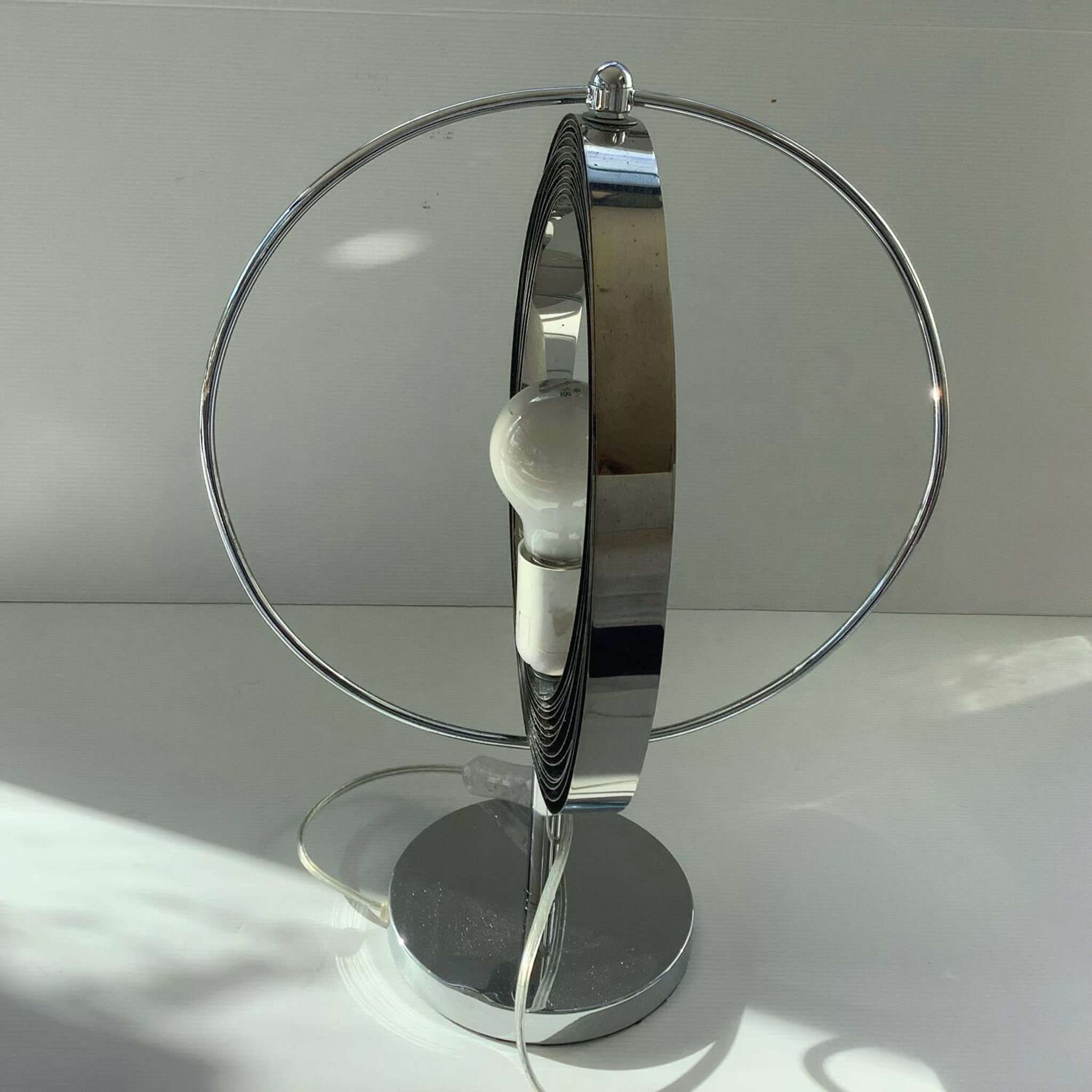 Moon Kare Designer Lamp 80’s Chrome Vintage Inspiration Vernon Panton