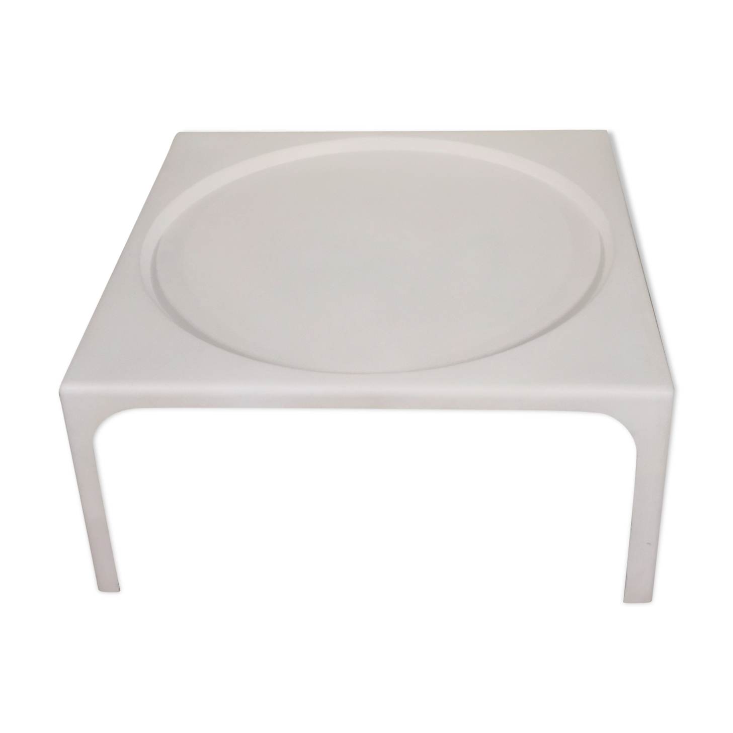 70s fiberglass coffee table.