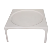 Table basse en fibre de verre années 70.