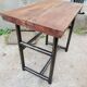 Console en bois brut