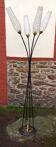 Four-light floor lamp from the Lunel house, 1950s.