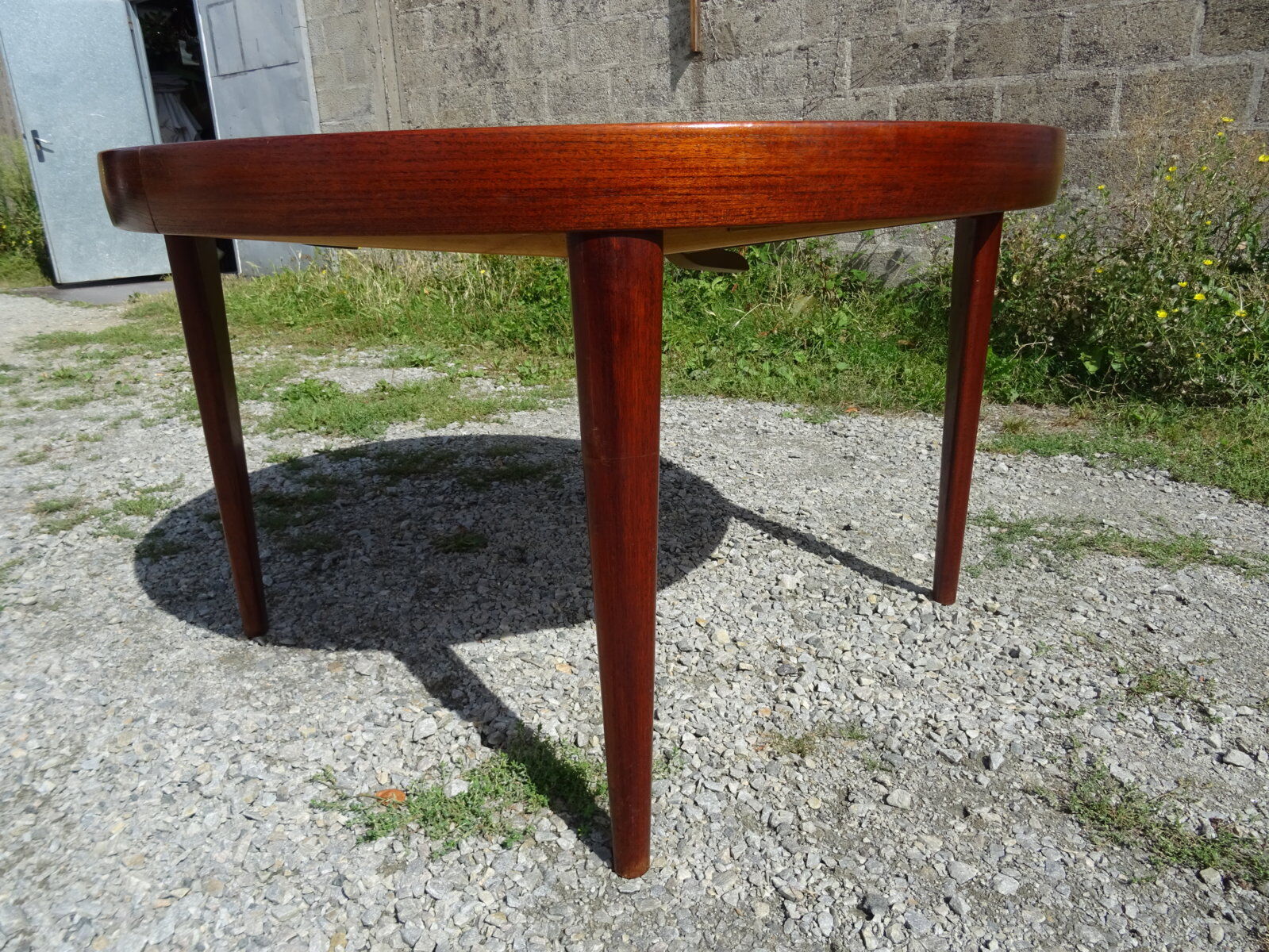Table scandinave extensible en palissandre