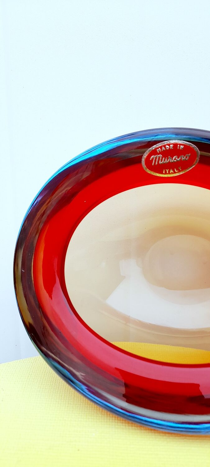 Flavio Poli ashtray for Seguso 60s