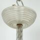 Art Deco, Ercole Barovier pendant light in murano glass from 40s