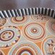 Vintage scoubidou edges tray