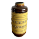 Veb haldensleben 3045a - grand vase est-allemand de la rda - design moderne tactile du milieu du siècle