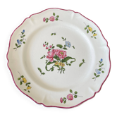 Antique serving dish in Saint-Amand earthenware (Nord)