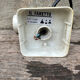 Vintage wall light, old 70s spotlight, Italian "il faretto", white.