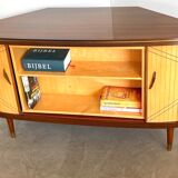 Sesame Bar multifunctional Dry Bar and Book Case with tambour doors