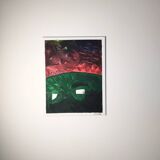 Signed abstract painting