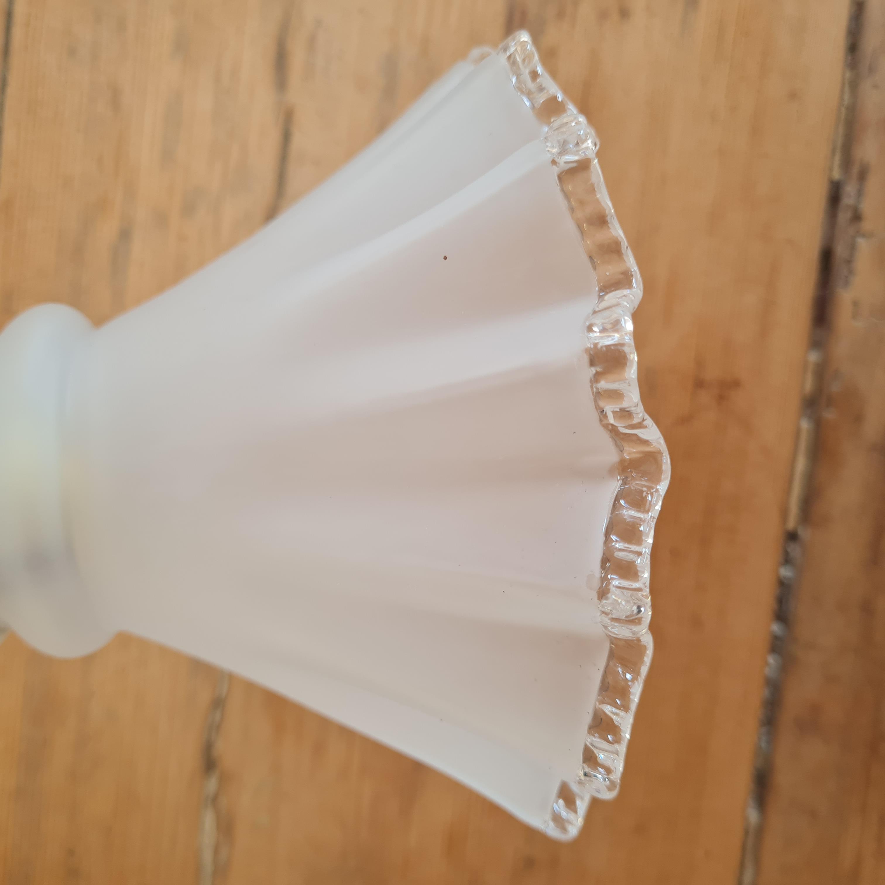 Vintage glass globe wall lamp