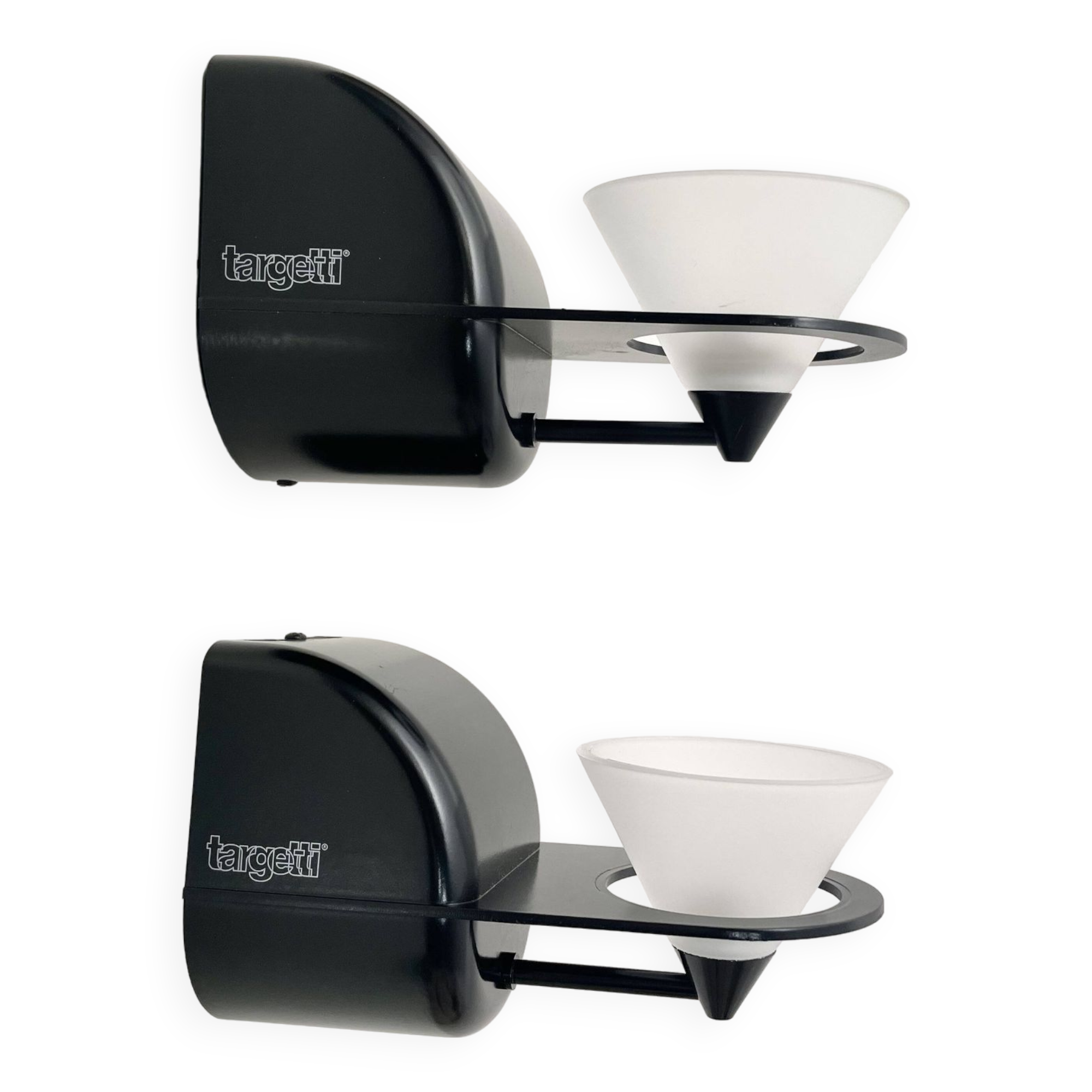 Pair of Targetti wall lights 1980