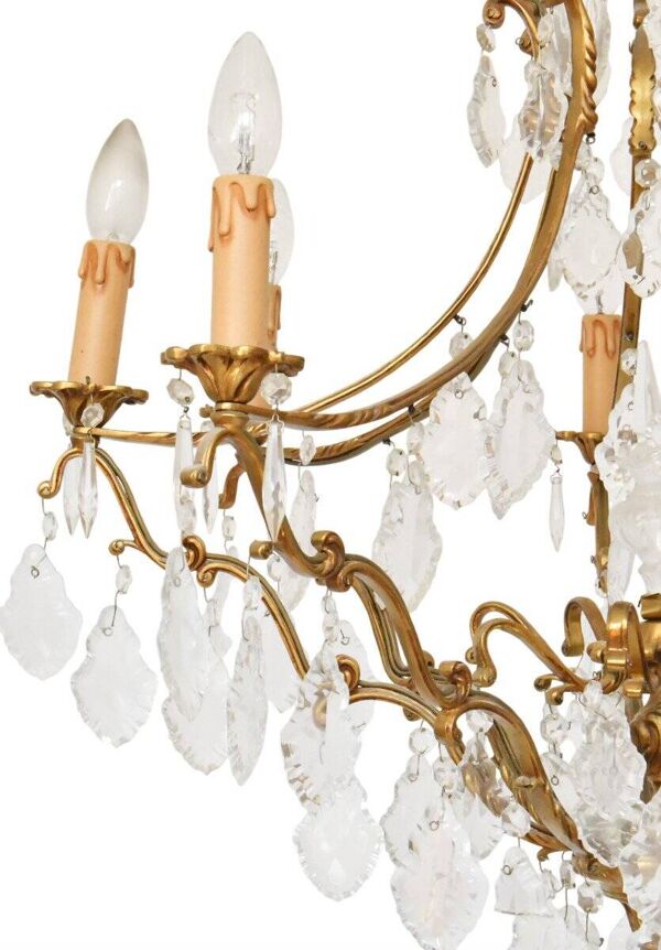 Lustre cage de style Louis XV