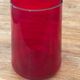 Red glass pitcher