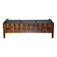 Mid-Century 3-seater canapé in Brazilian hardwood, 1966.