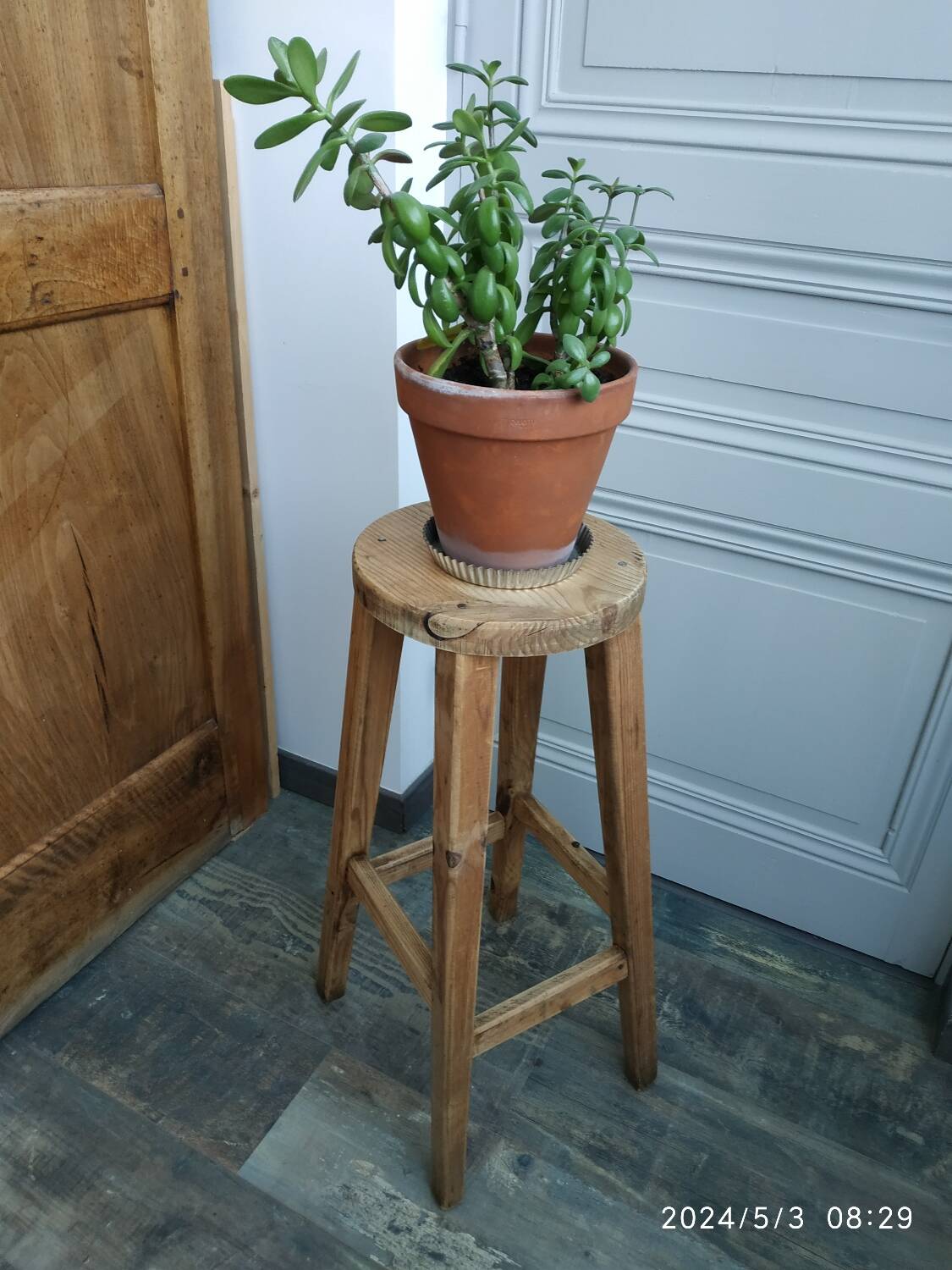 Wooden stool