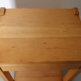 Pair of light beech bedside tables