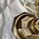 Pair of vintage brass lamp bases