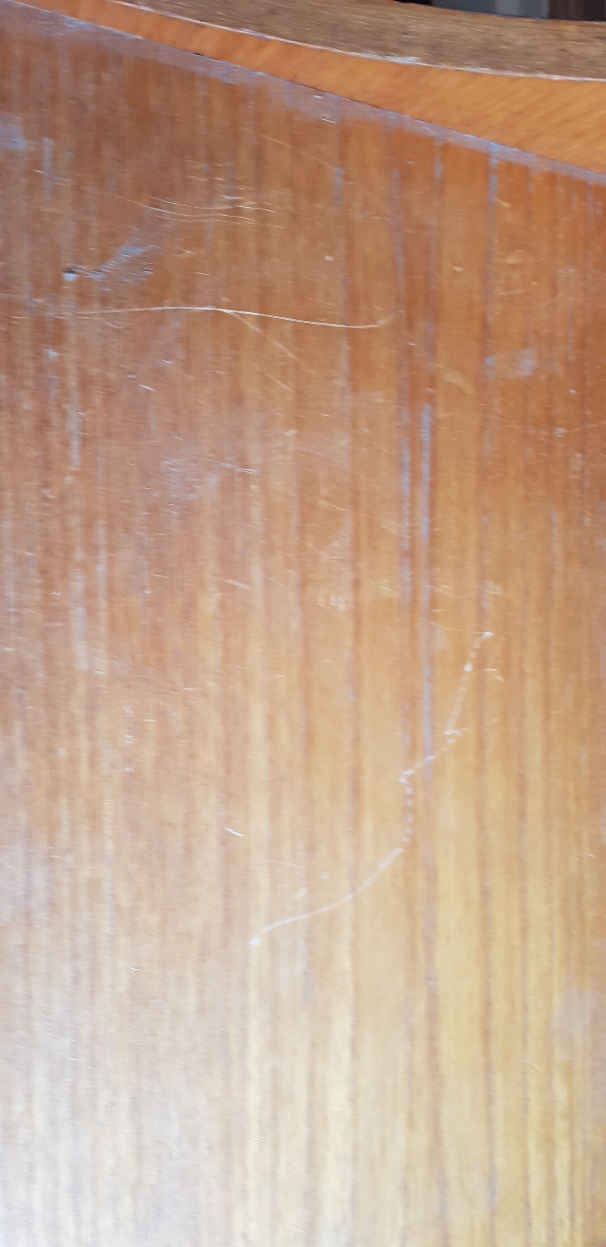 Pair of bright vintage bedside