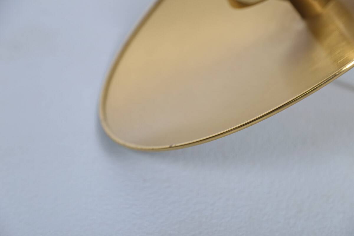Onos 55 Pendant Light Counterweight Polished Brass by Florian Schulz